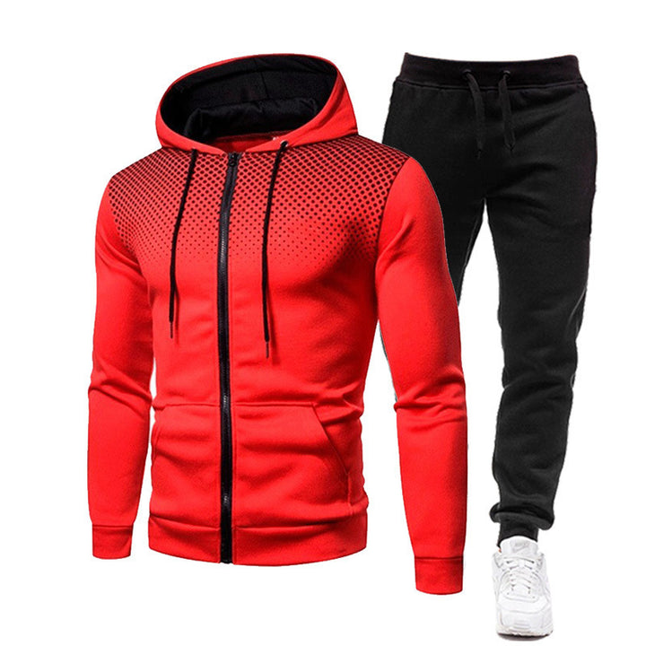 Herren sportliches Hoodie- und Jogginghose-Set mit atmungsaktiver Technologie Aliams