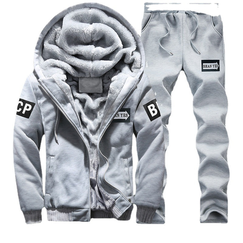 Herren Sportlicher Trainingsanzug mit wärmendem Innenfutter Aliams