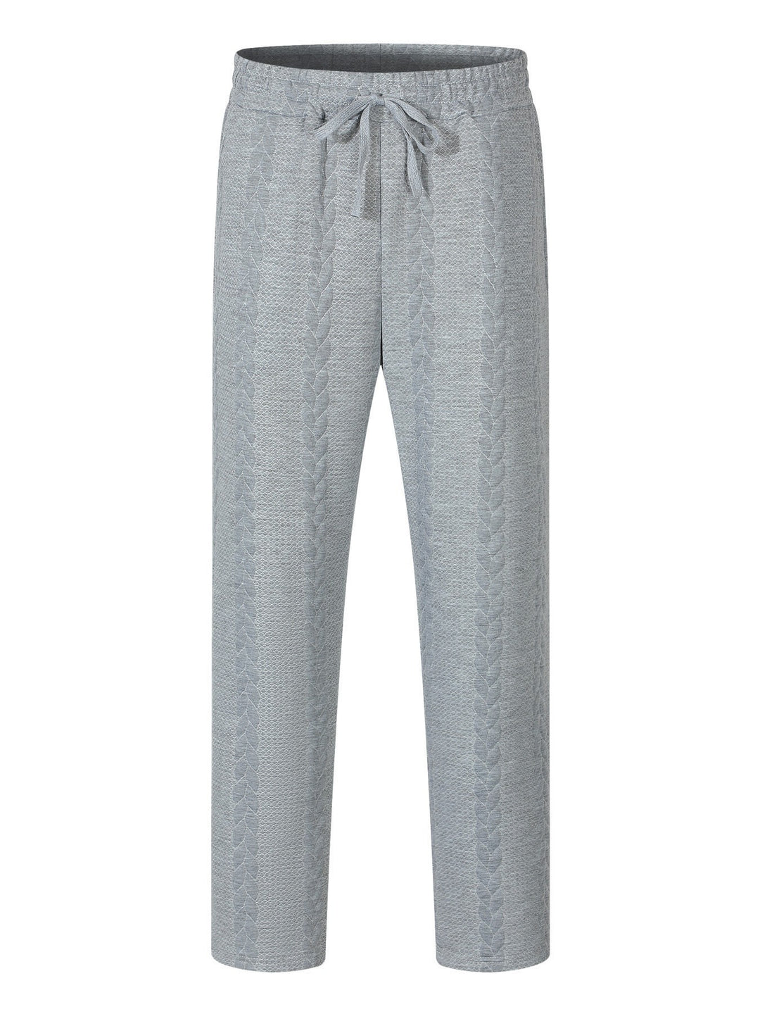 Herren Freizeitliche Stretch-Hose mit Kordelzug und strukturiertem Design Aliams