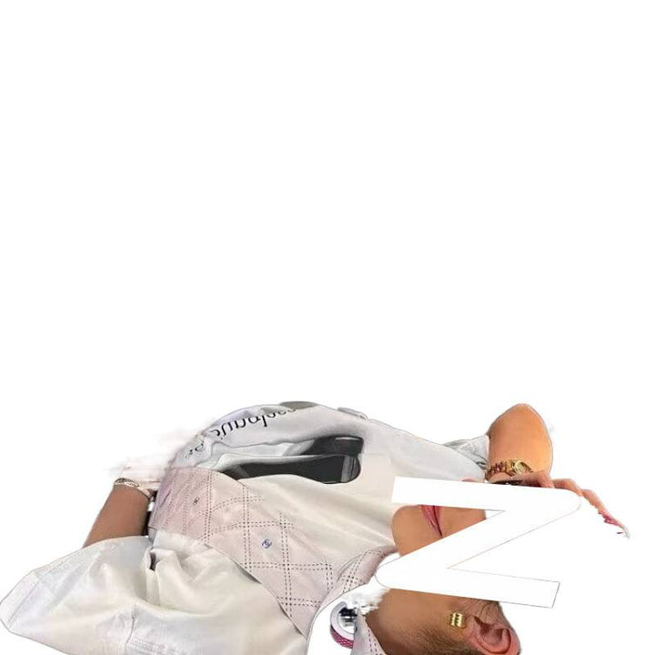 Damen bequeme Karohose mit elastischem Bund und weitem Bein Aliams