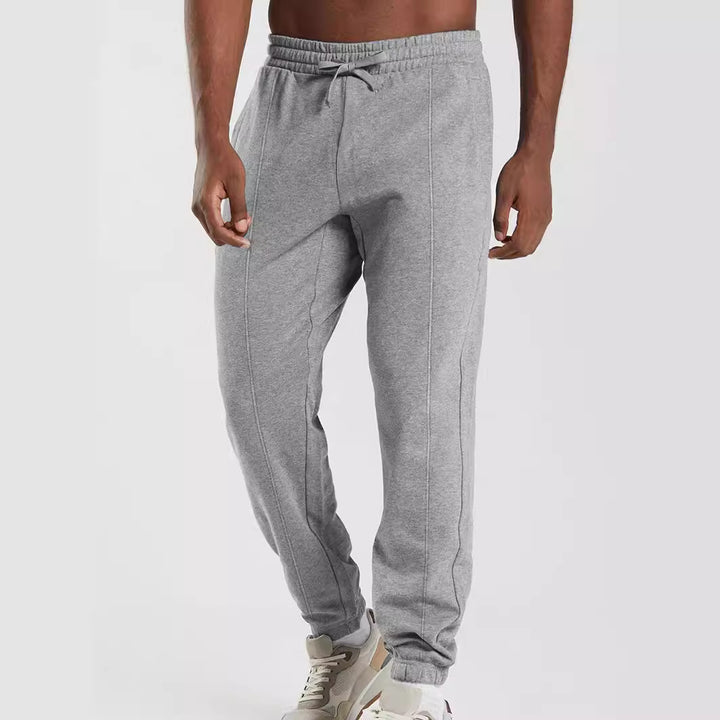 Herren Sportliche Jogginghose mit elastischem Bund und seitlichen Taschen Aliams