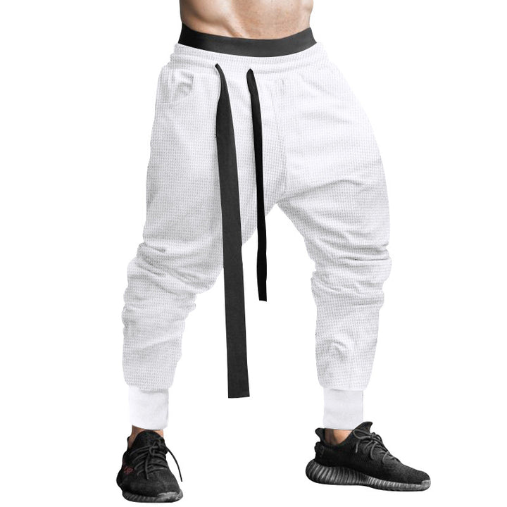 Herren Sportliche Relaxed Fit Jogginghose mit verstellbarem Bund Aliams