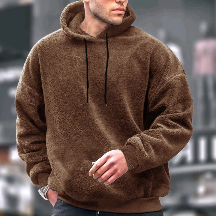 Herren kuschelweicher Kapuzenpullover Fudus