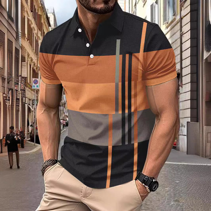 Herren Sportliches Piqué-Poloshirt Aliams