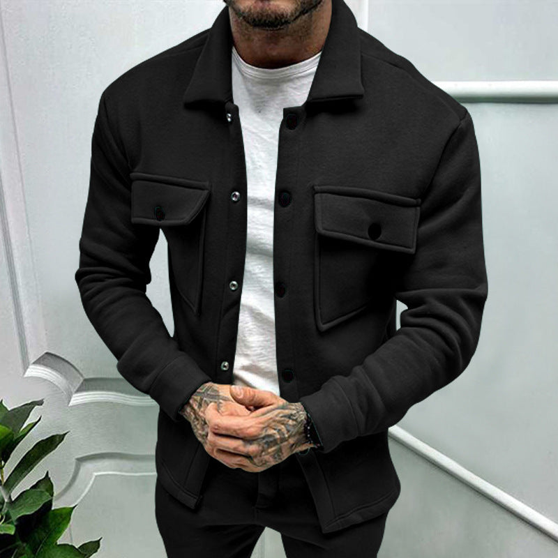 Herren Utility Jacke mit praktischen Taschen und modernem Schnitt Aliams