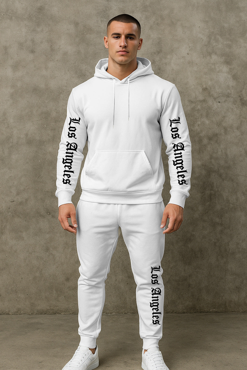 Herren Sportlicher Hoodie- und Jogginghosensatz Aliams