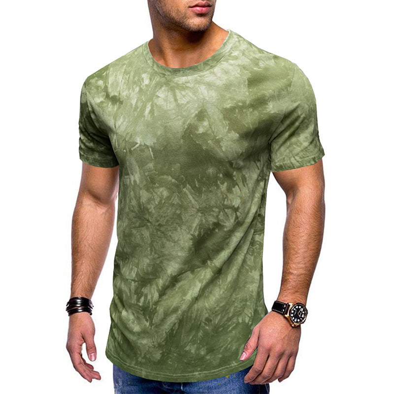 Herren T-Shirt mit angesagtem Batik-Muster und hochwertiger Baumwolle Aliams