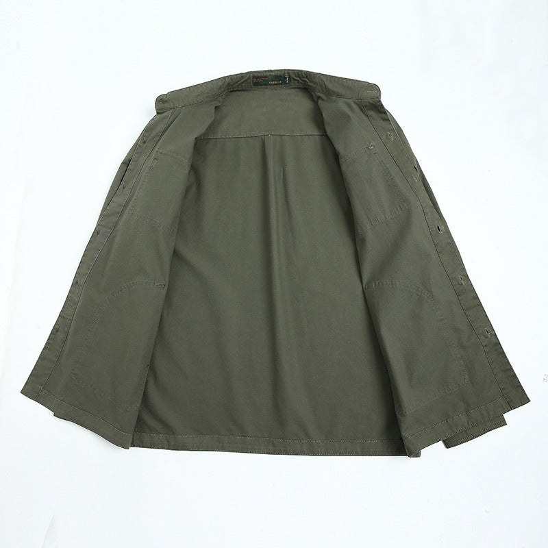 Herren vielseitige Freizeitjacke mit praktischen Taschen Aliams