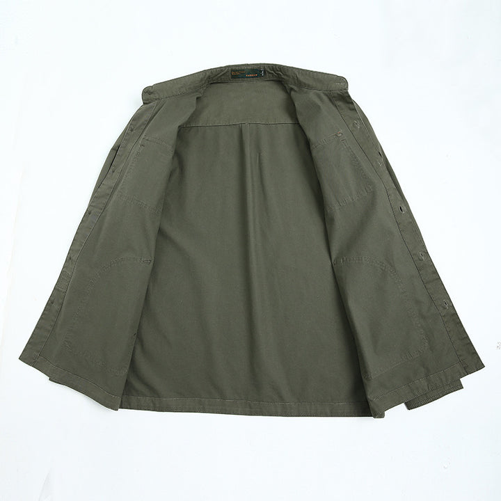 Herren vielseitige Freizeitjacke mit praktischen Taschen Aliams
