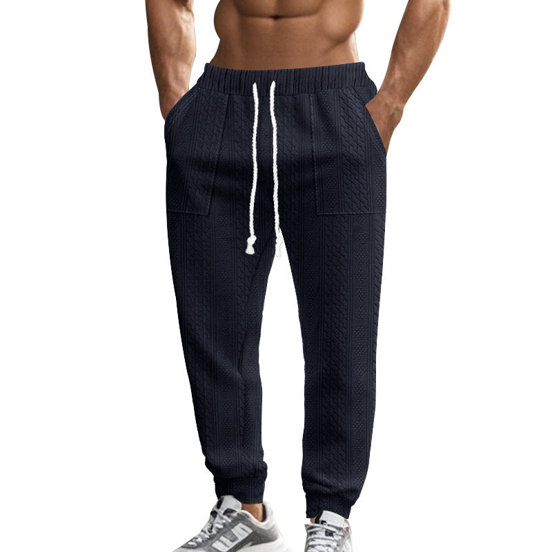 Herren Sportliche Jogginghose mit modernem Strickmuster Aliams