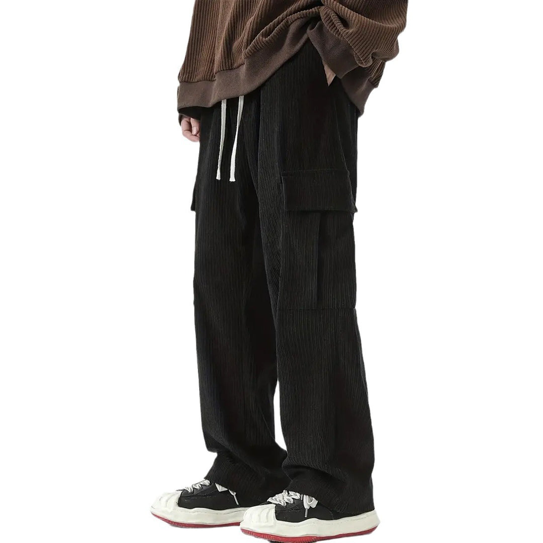 Herren Cargo-Hose mit lockerem Schnitt und praktischen Seitentaschen Aliams