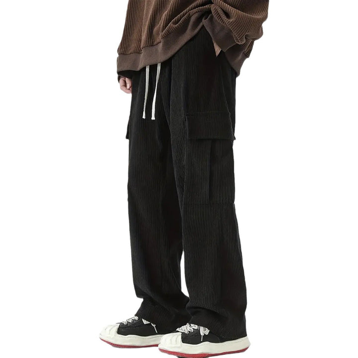 Herren Cargo-Hose mit lockerem Schnitt und praktischen Seitentaschen Aliams