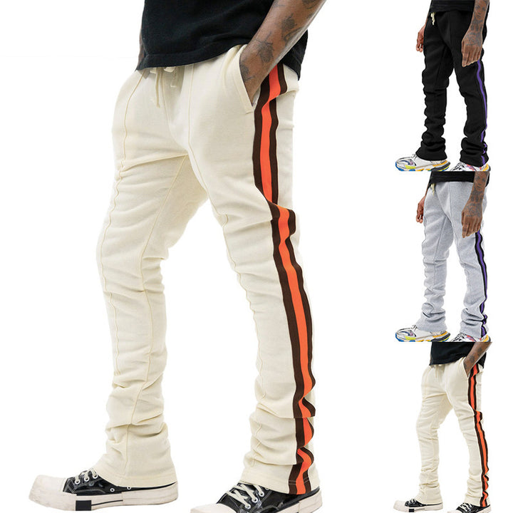 Herren bequeme Sweatpants mit regulierbarem Bund Aliams