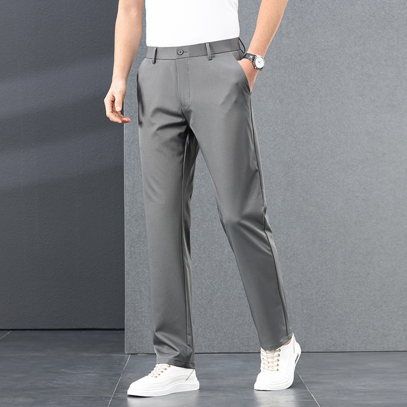 Herren elegante Business-Hose mit perfektem Sitz und komfortablem Gummizug Aliams