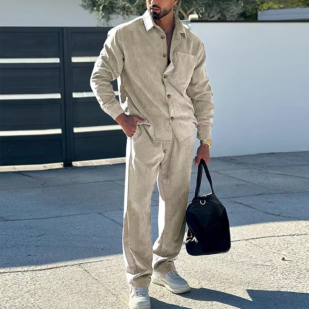 Herren Freizeitanzug mit innovativem Gewebe und praktischen Taschen Aliams