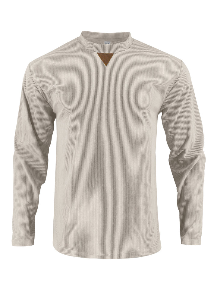 Herren Sportliches Langarmshirt mit innovativem Strukturdesign Aliams