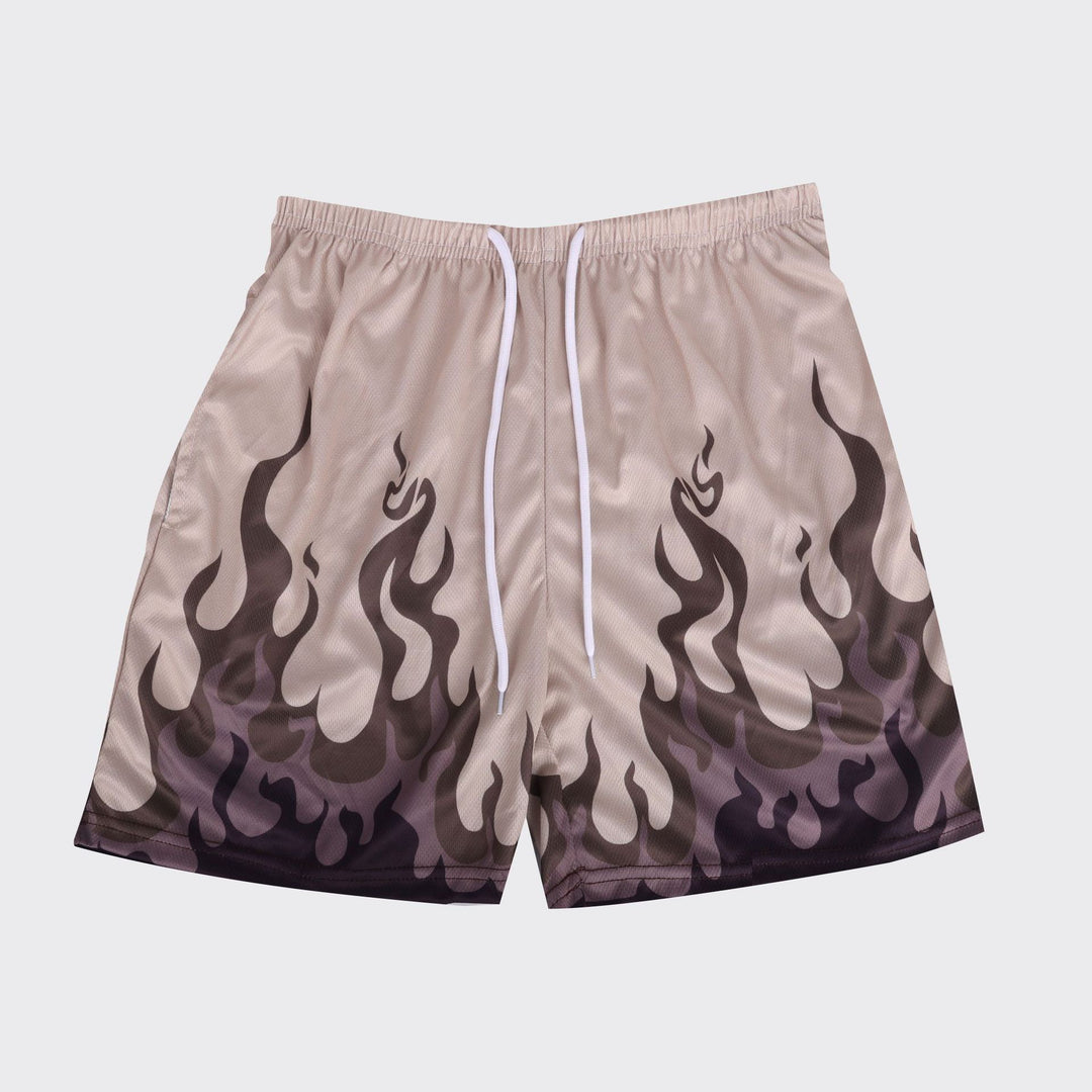 Herren Schwimmshorts mit Flammendetails Aliams