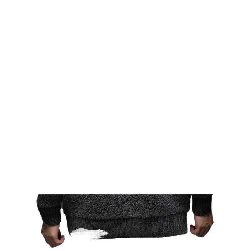 Herren Pullover mit strukturierter Oberfläche und praktischem Knopfverschluss Aliams