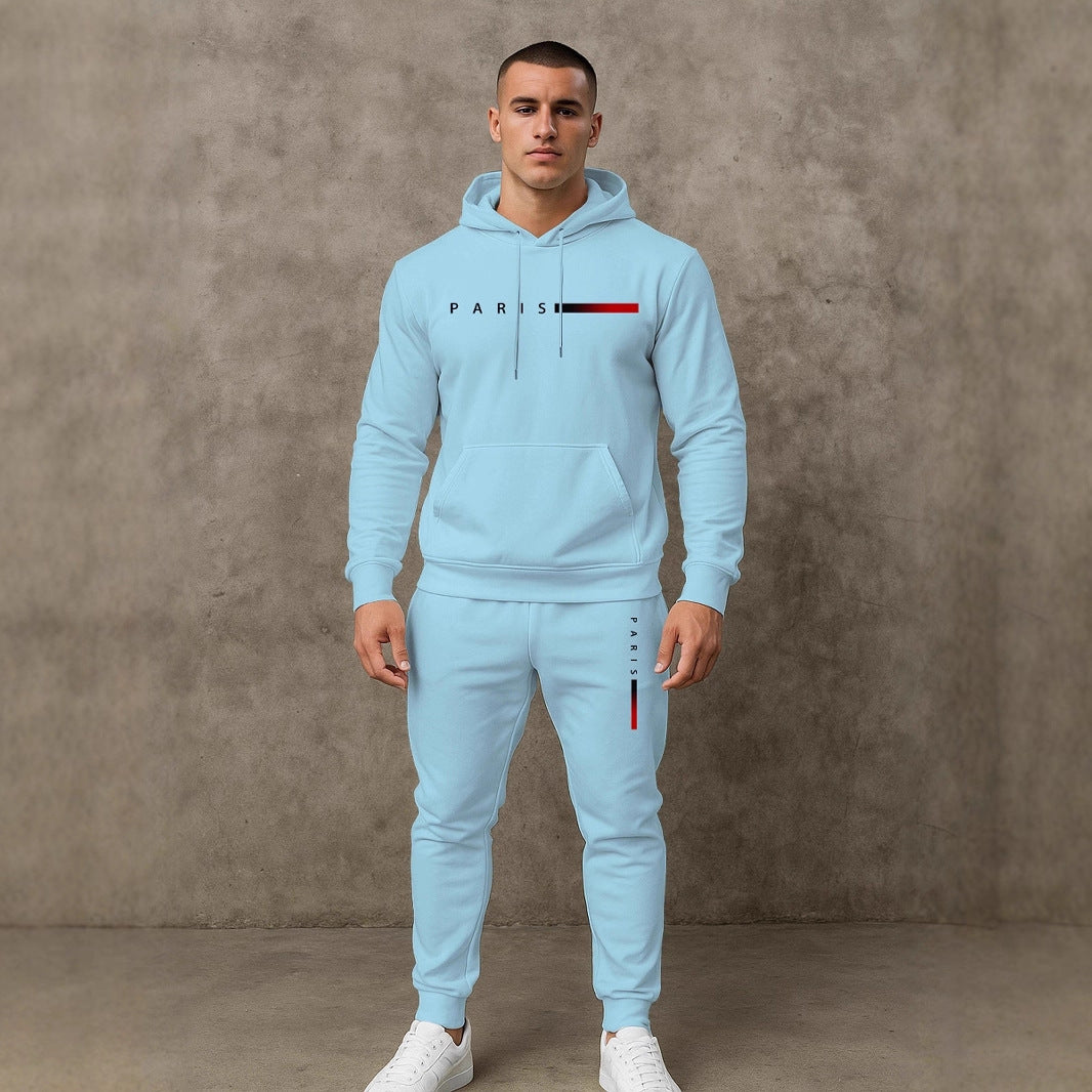 Herren sportlicher Hoodie und Jogginghose Set Aliams