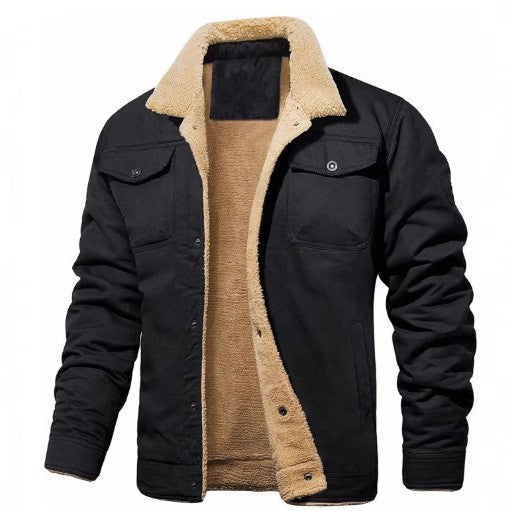 Herren winterfeste Jacke mit warmem Innenfutter Aliams