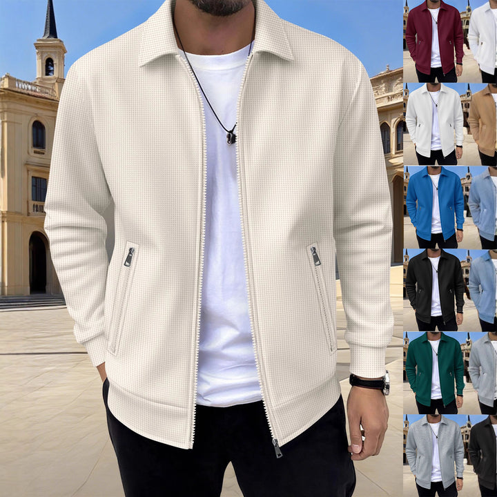 Herren Sportliche Steppjacke mit seitlichen Reißverschlusstaschen Aliams