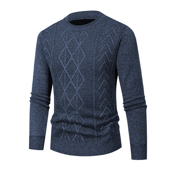 Herren Pullover mit strukturiertem Zopfmuster Aliams