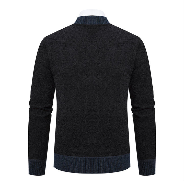 Herren sportive Strickjacke mit Reißverschluss und stilvollem Detail Aliams