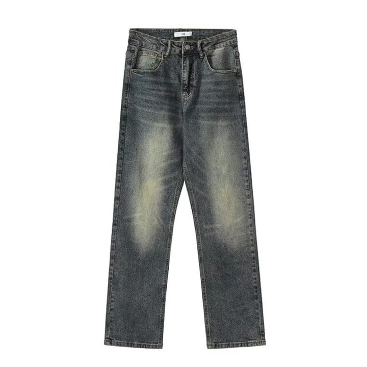 Herren High-Waist Jeans im Used-Look mit lässiger Passform Aliams