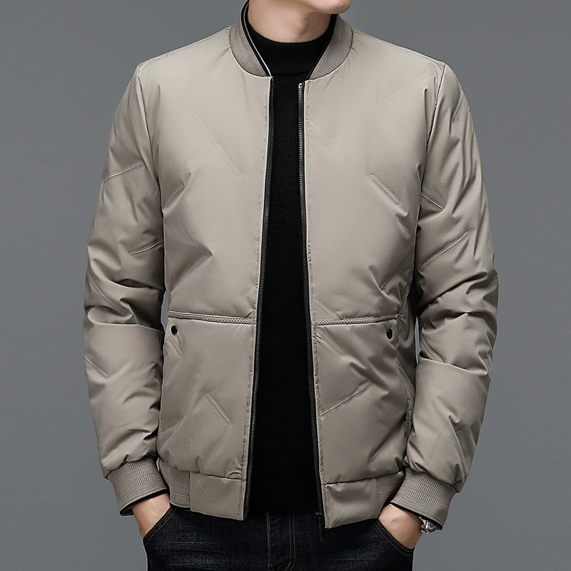 Herren Steppjacke mit elastischen Bündchen und praktischen Reißverschlusstaschen Aliams