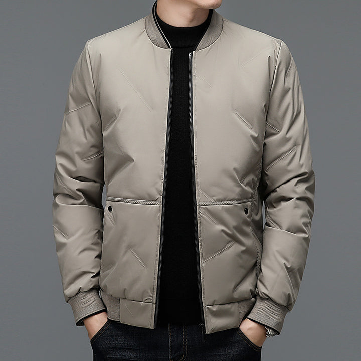 Herren Steppjacke mit elastischen Bündchen und praktischen Reißverschlusstaschen Aliams