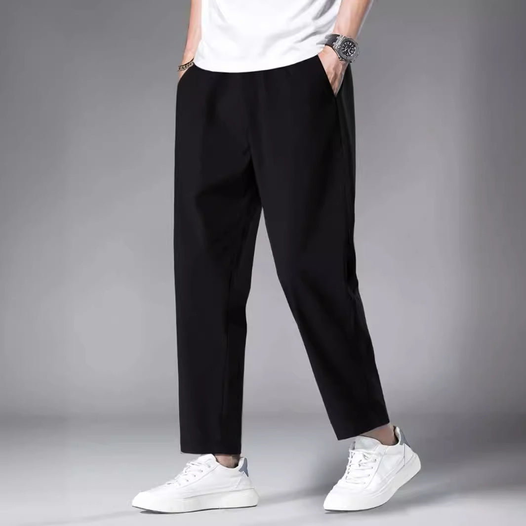 Herren elegante Relaxed-Fit Hose Aliams