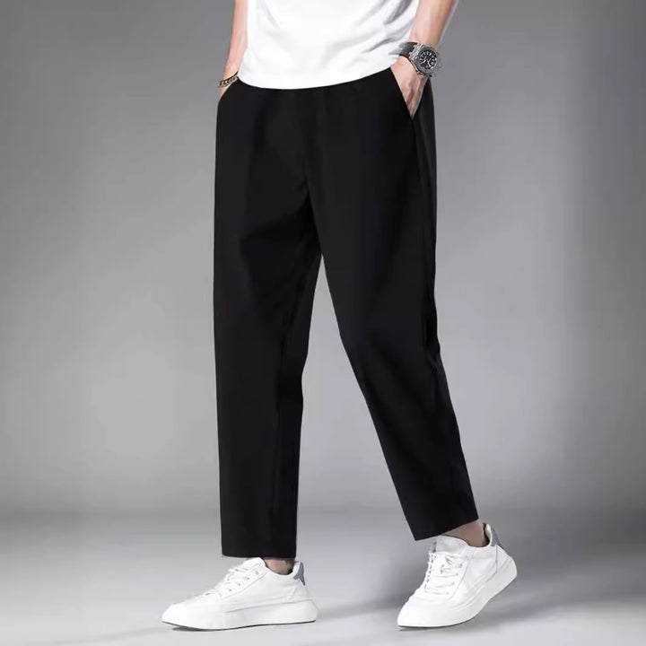 Herren elegante Relaxed-Fit Hose Aliams