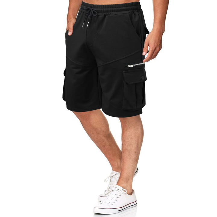 Herren funktionale Sport-Shorts mit vielseitigen Taschen und elastischem Bund Aliams