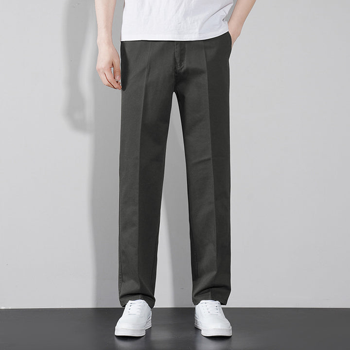 Herren schicke Freizeit-Hose mit elastischem Bund und bequemen Taschen Aliams