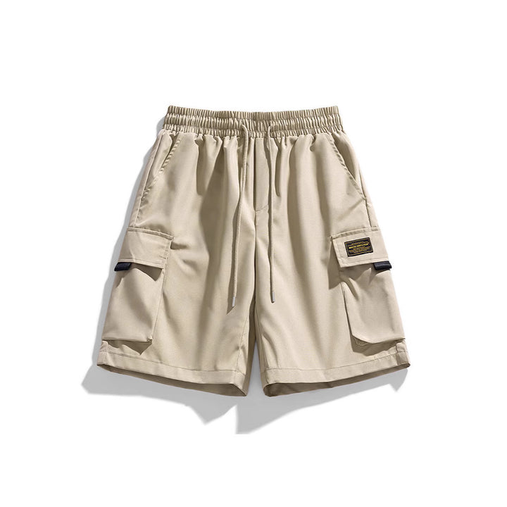 Herren Cargo-Shorts mit elastischem Bund und praktischen Taschen Aliams