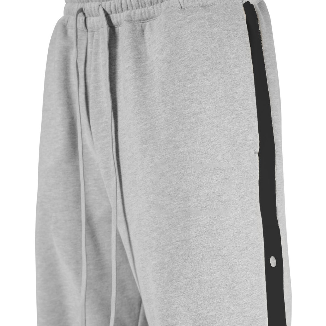 Herren Sporthose mit Druckknöpfen und elastischem Bund Aliams