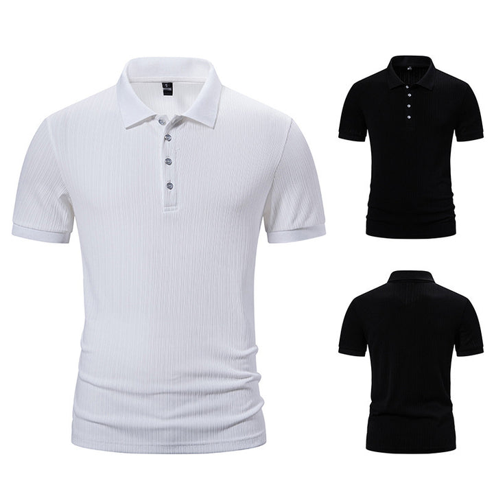 Herren hochwertiges Poloshirt mit moderner Struktur Aliams