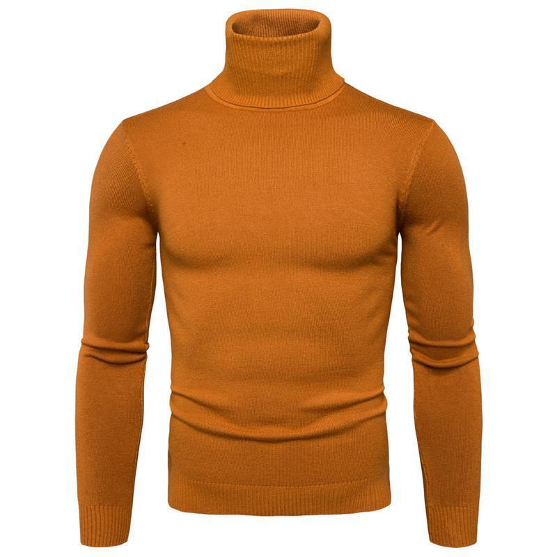 Herren Hochwertiger Rollkragenpullover aus feinem Strick Aliams