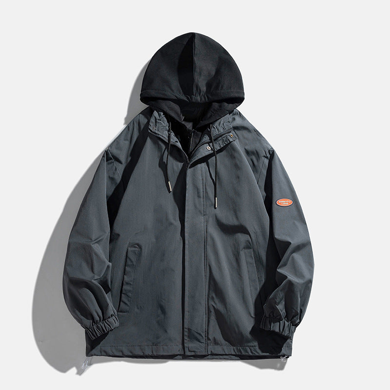 Unisex Übergangsjacke mit Kapuze und atmungsaktivem Innenfutter Aliams