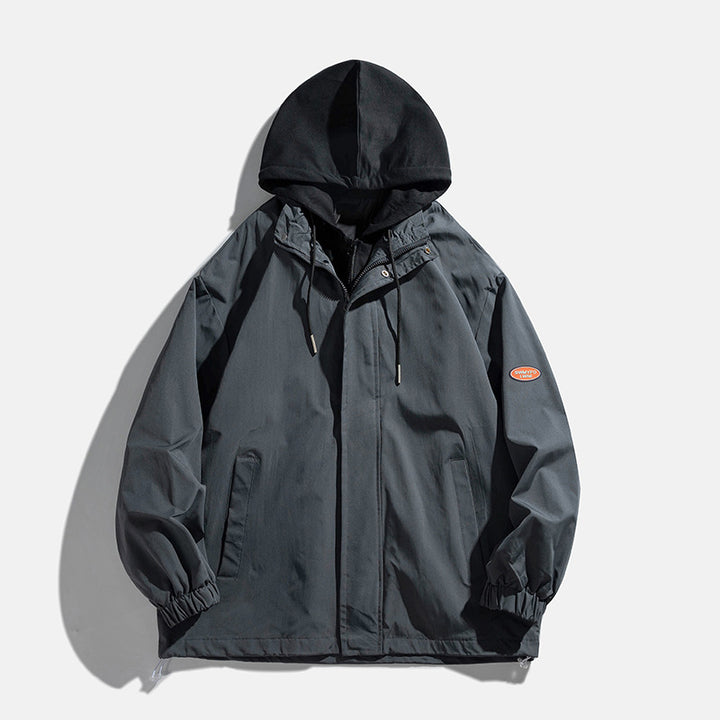 Unisex Übergangsjacke mit Kapuze und atmungsaktivem Innenfutter Aliams