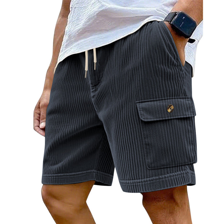 Herren Cargo-Shorts mit schmalem Schnitt und praktischen Seitentaschen Aliams