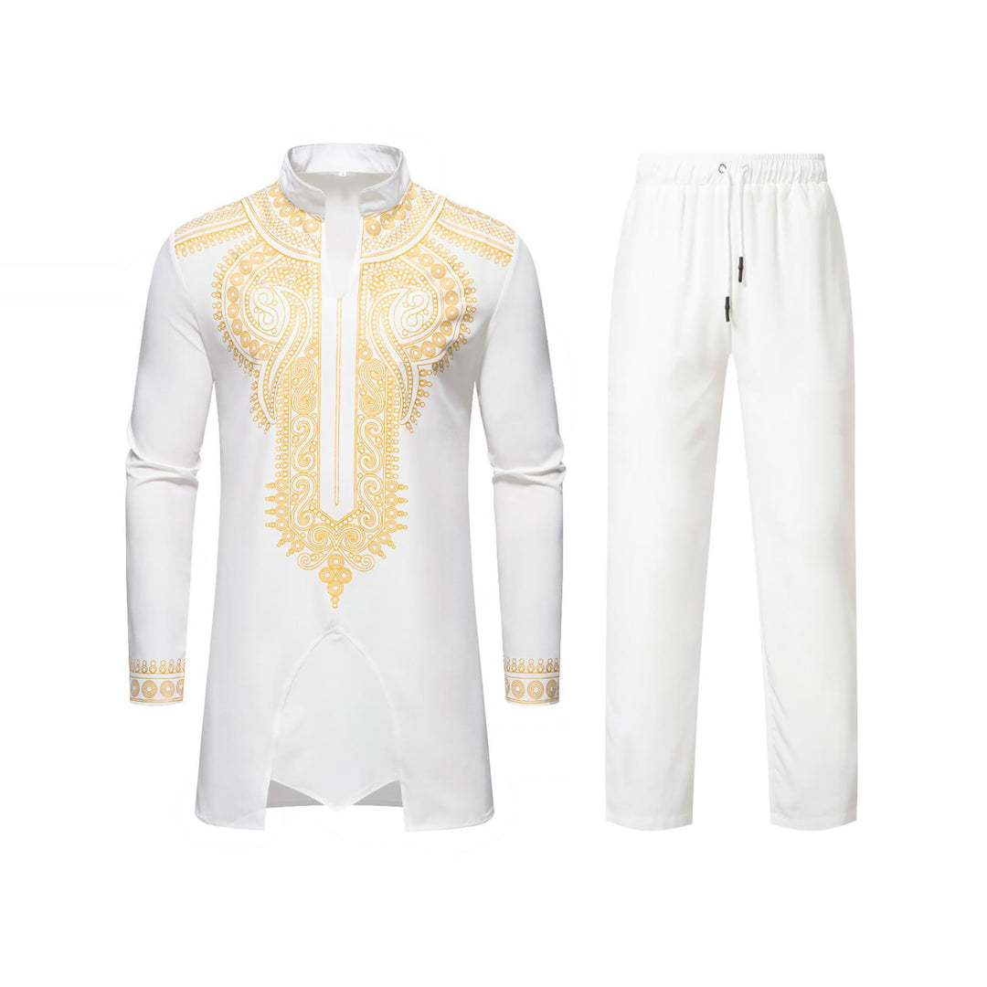 Herren Traditionelles Kaftan-Outfit mit einzigartiger Stickerei Aliams