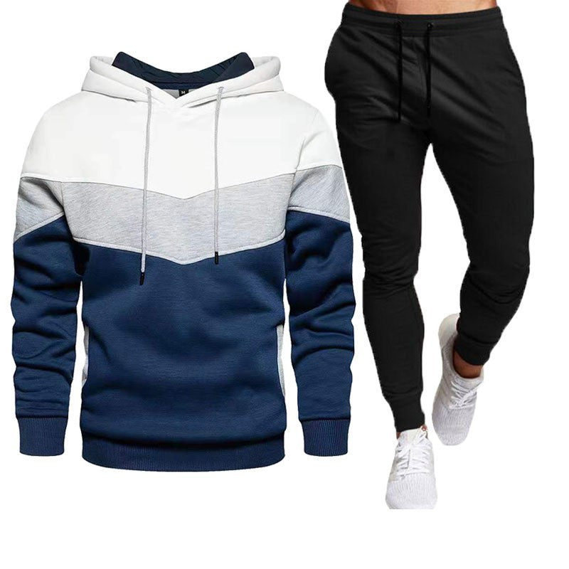 Herren Sportliches Sweatshirt und Jogginghose Set Aliams