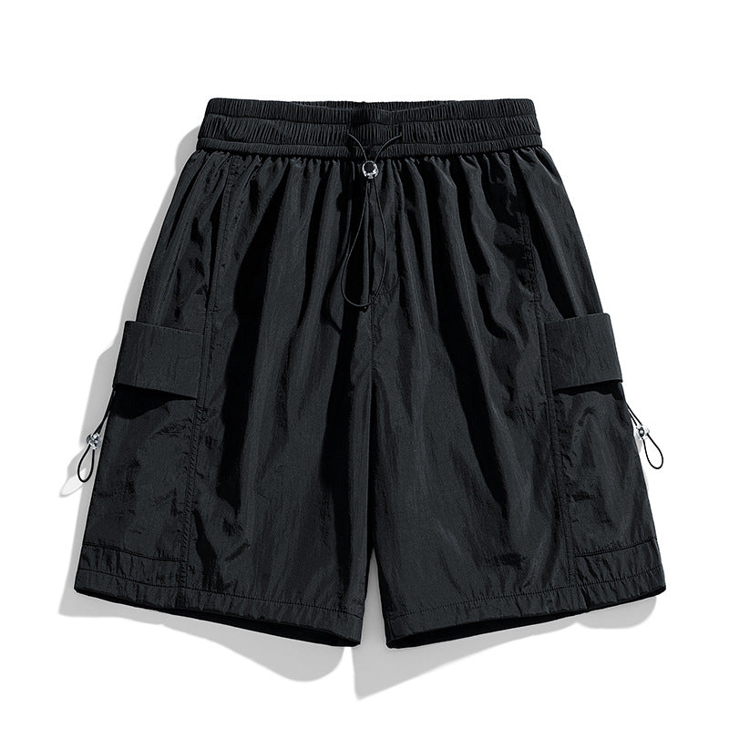 Herren Cargo-Shorts mit praktischen Seitentaschen und elastischem Bund Aliams