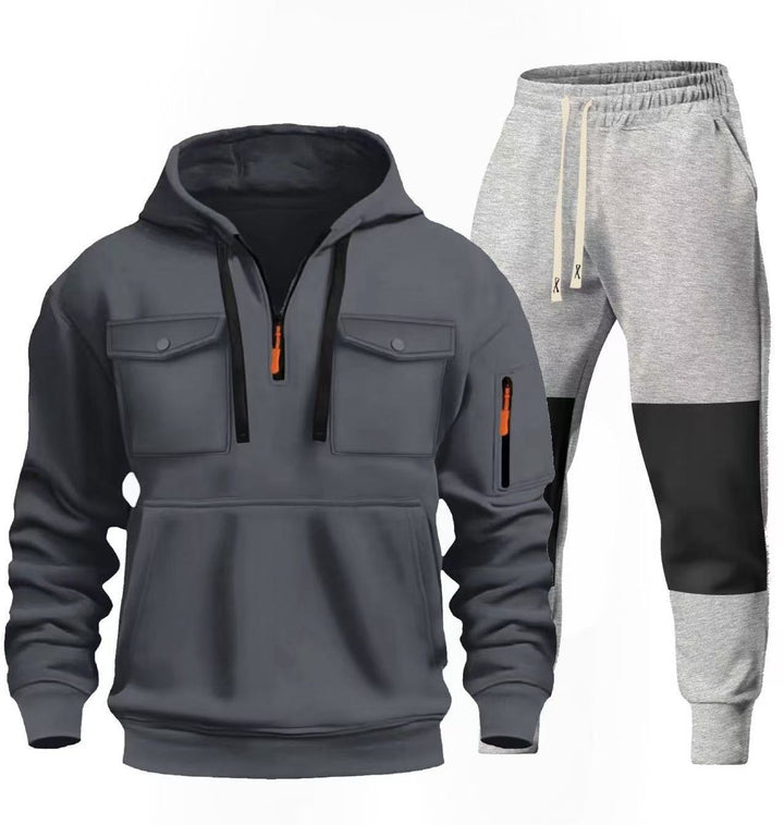 Herren funktionaler Sweatshirt- und Jogginghosen-Set Aliams