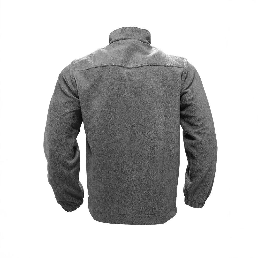 Herren Fleecejacke mit hohem Kragen und praktischen Reißverschlusstaschen Aliams