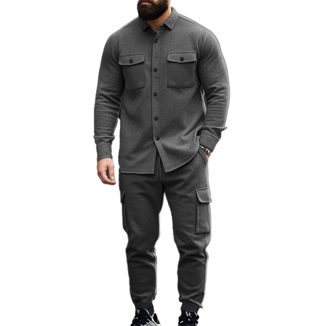 Herren Urbaner Freizeitanzug mit funktionalen Taschen Aliams