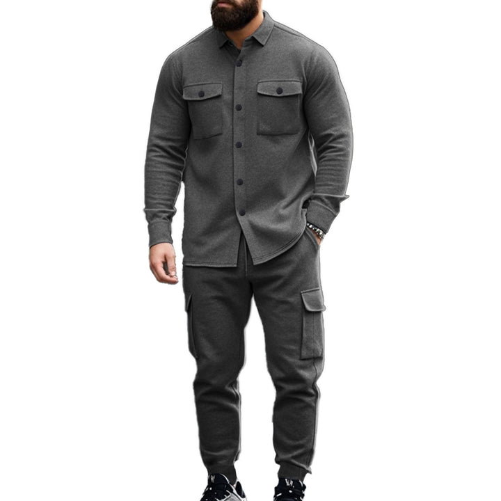 Herren Urbaner Freizeitanzug mit funktionalen Taschen Aliams