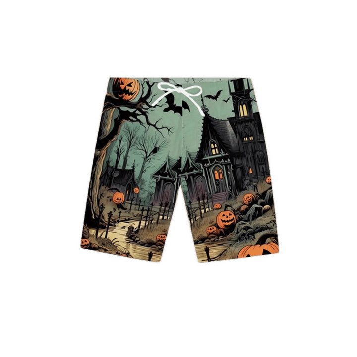 Herren Grafik Psychedelischer Druck Badehose Aliams