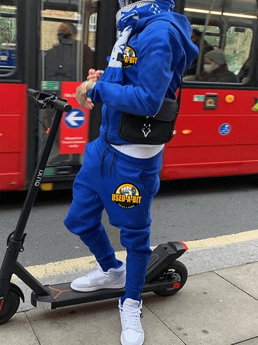 Herren Hoodie und Jogginghose Set mit klassischem Logo und komfortablem Schnitt Aliams